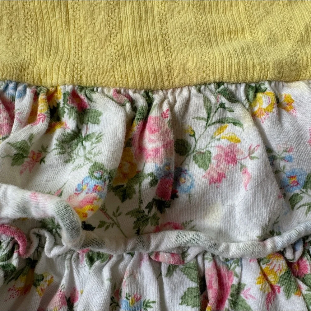 Ralph Lauren Yellow Floral Baby Bubble